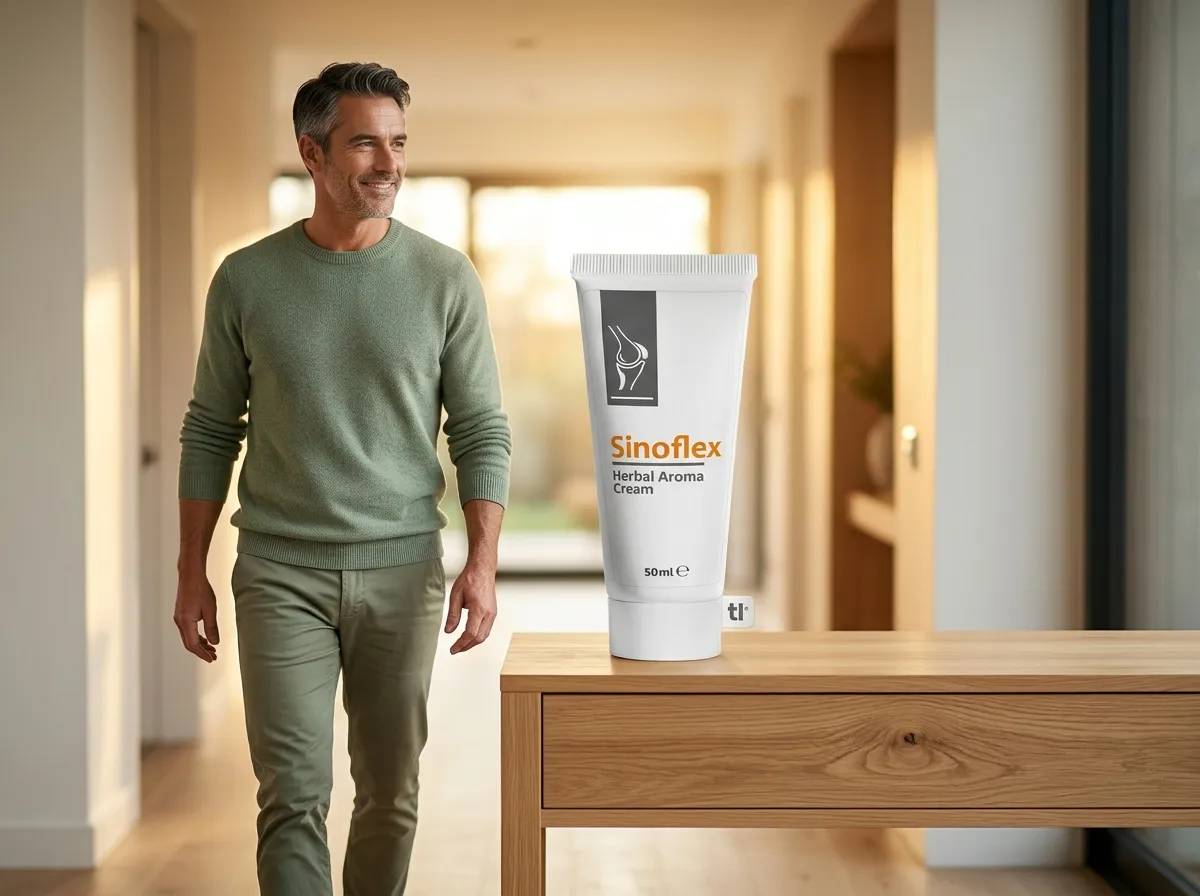 Persona activa que cuida sus articulaciones con Sinoflex
